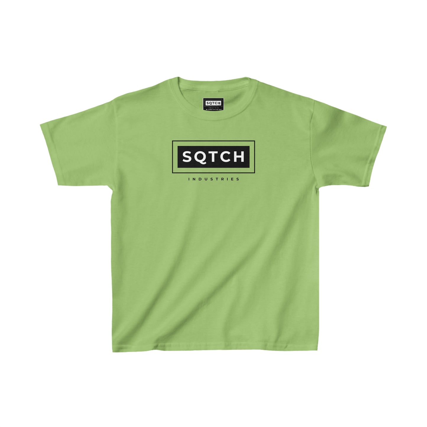 Green Kids t-shirt with a sporty logo