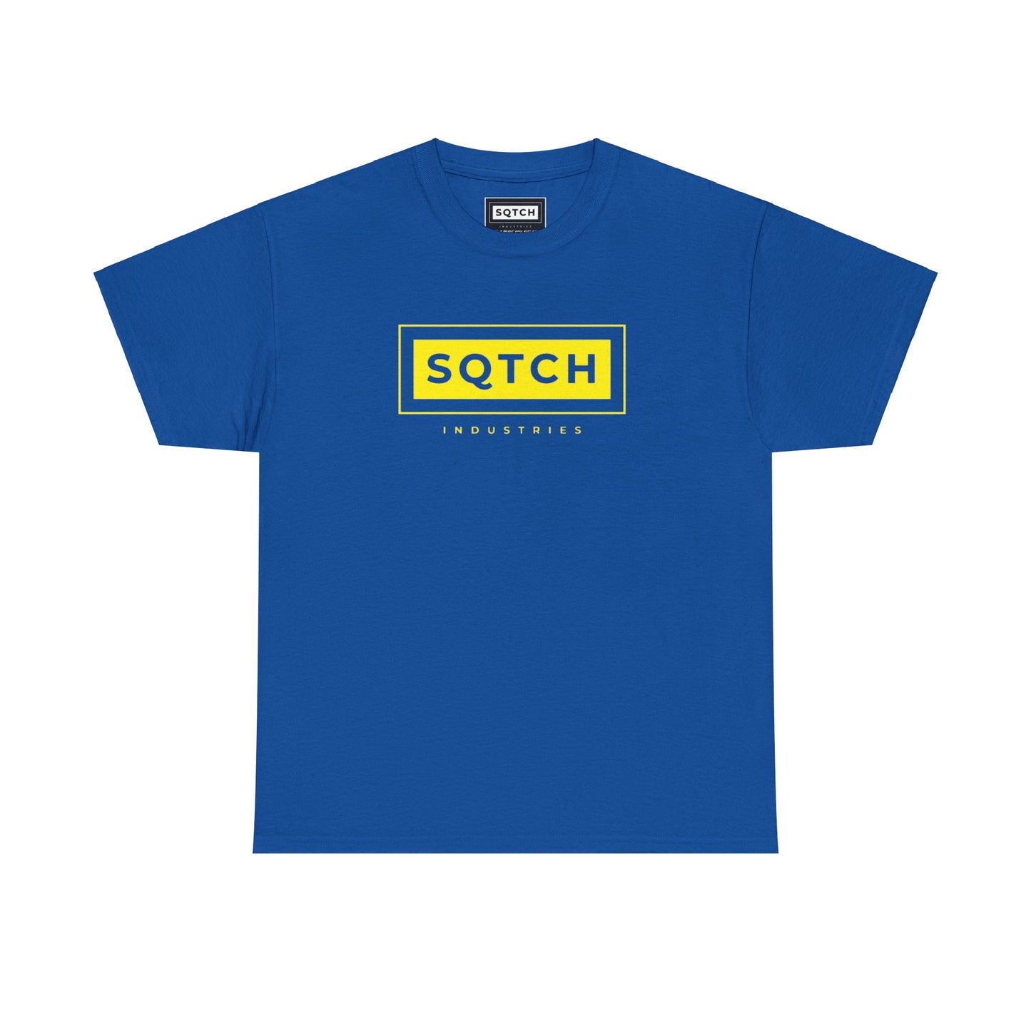 Blue Men's t-shirt with a sporty logo