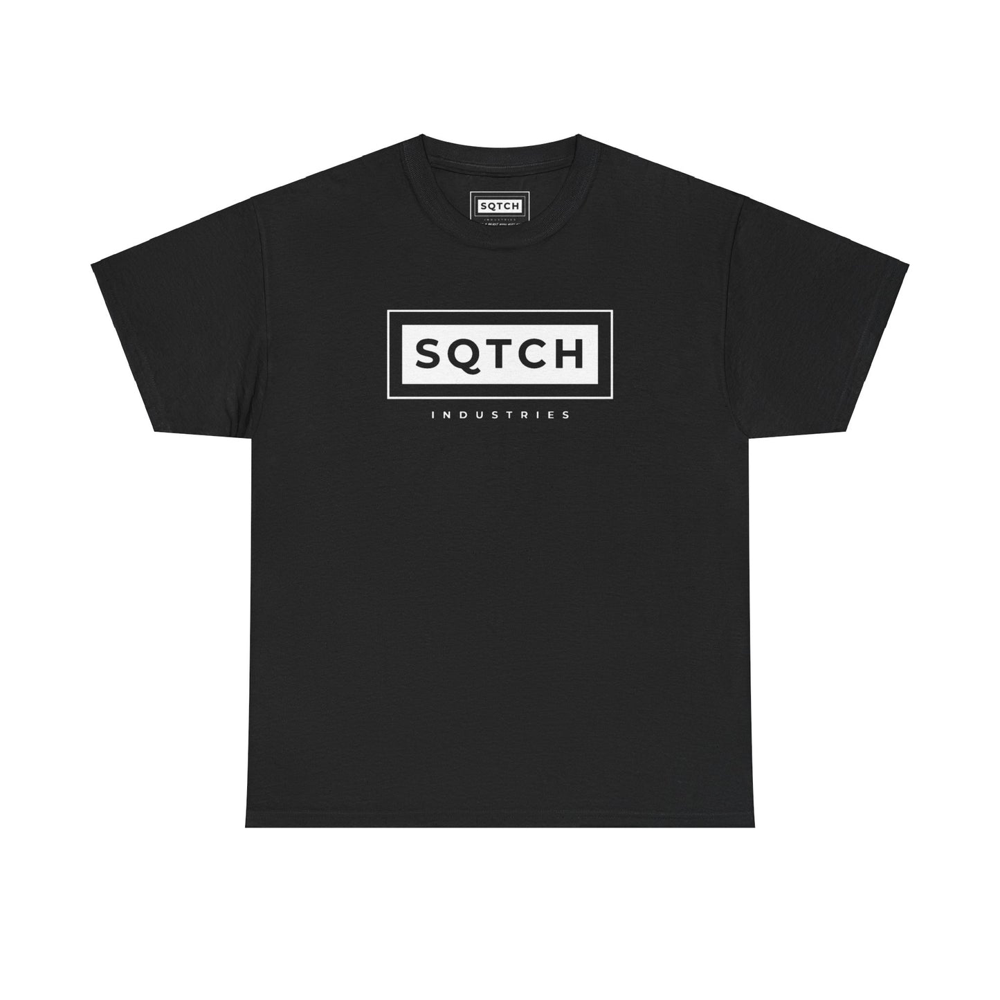 Black Men's t-shirt with a sporty logo