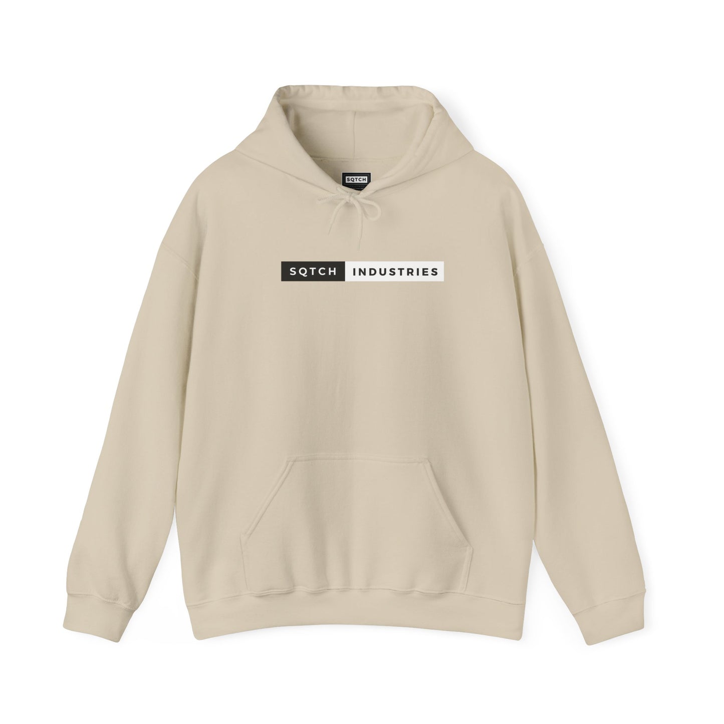 Beige sports hoody by Sqtch Industries