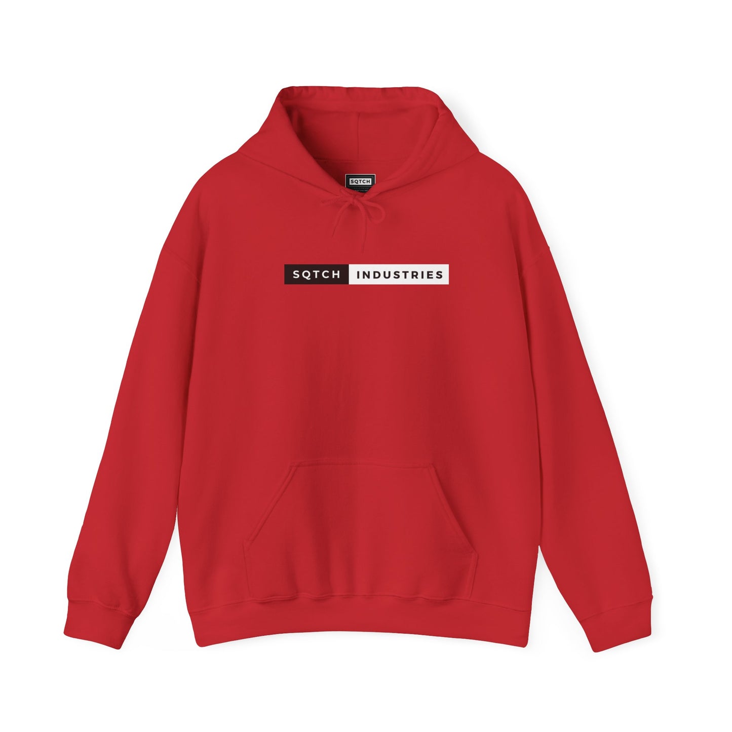 Red sports hoody by Sqtch Industries