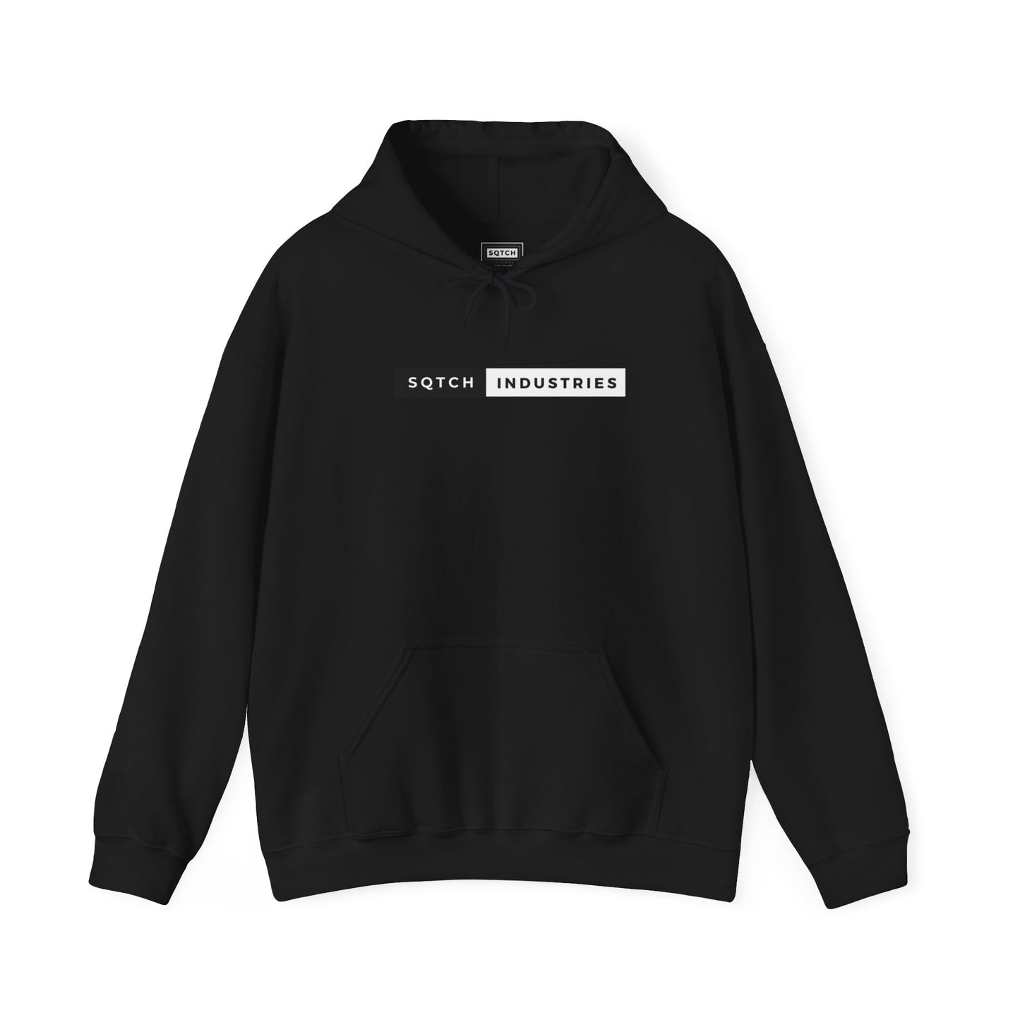 Black sports hoody by Sqtch Industries