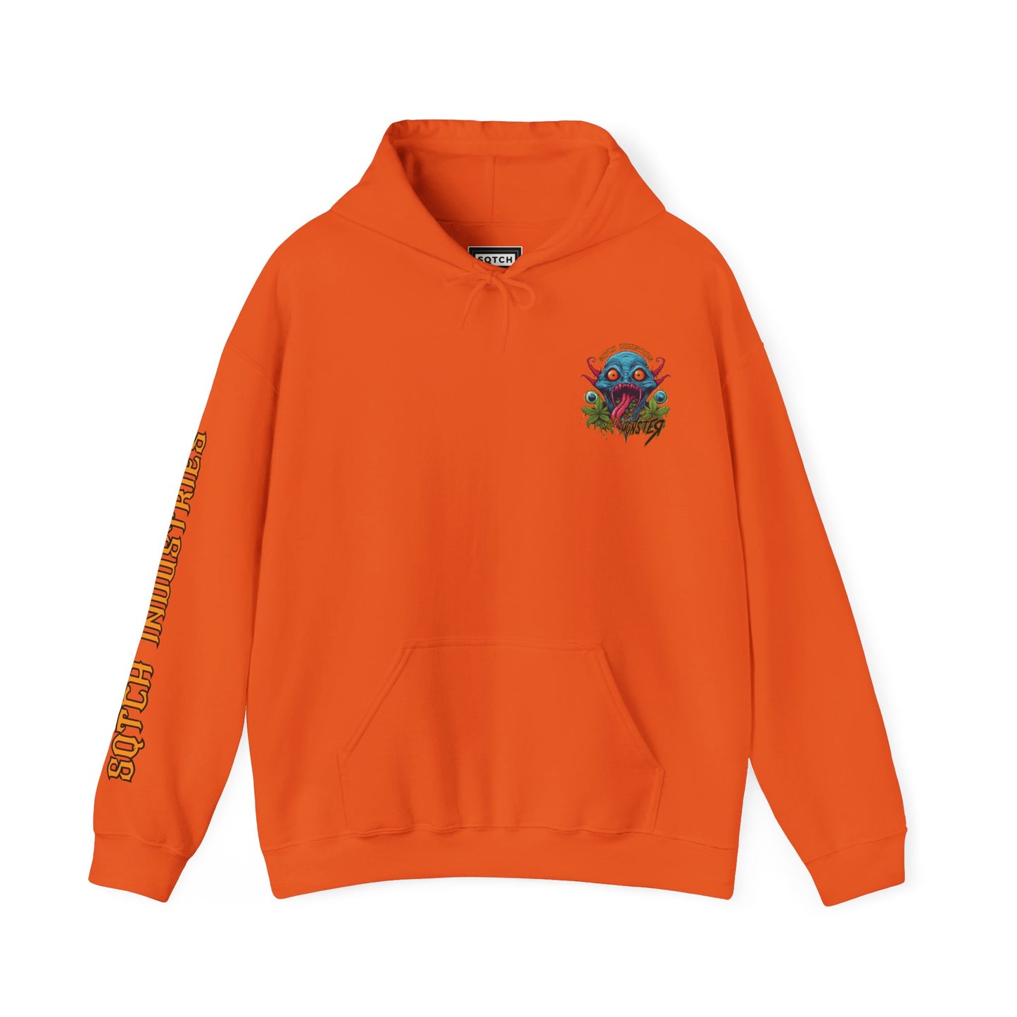 Orange cartoon style four twenty hoody