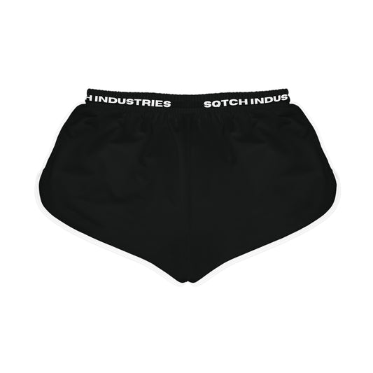 Sqtch Industries Black Ladies - Relaxed Sports Shorts