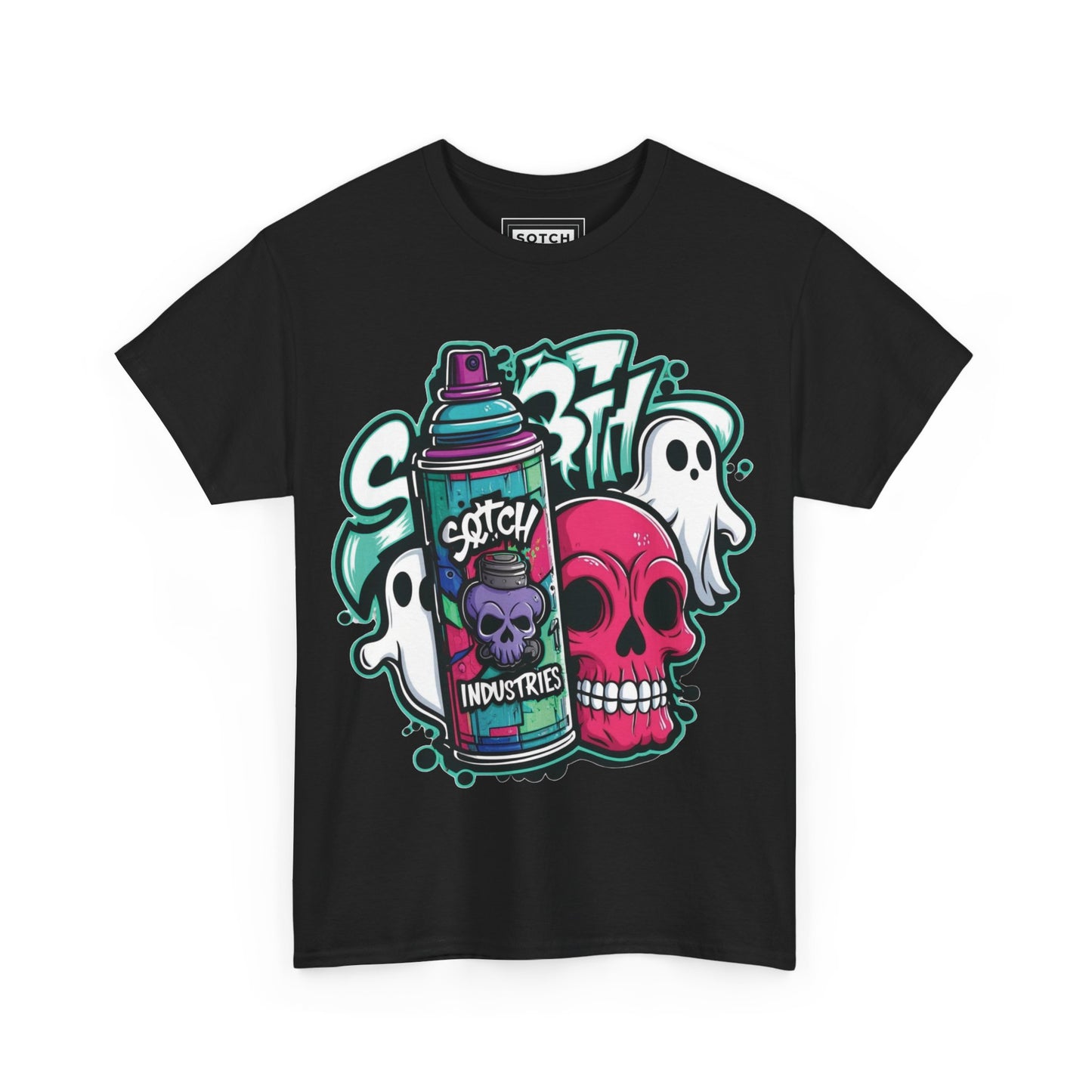 Sqtch Industries Ghosts & Graffiti Graphic - T-Shirt