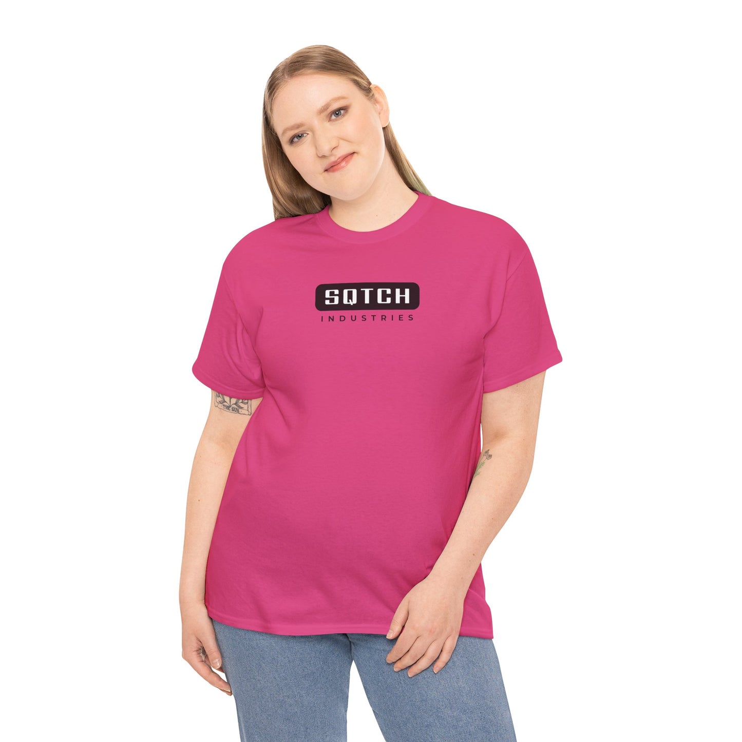 Sqtch Industries Round Box Logo - Tee