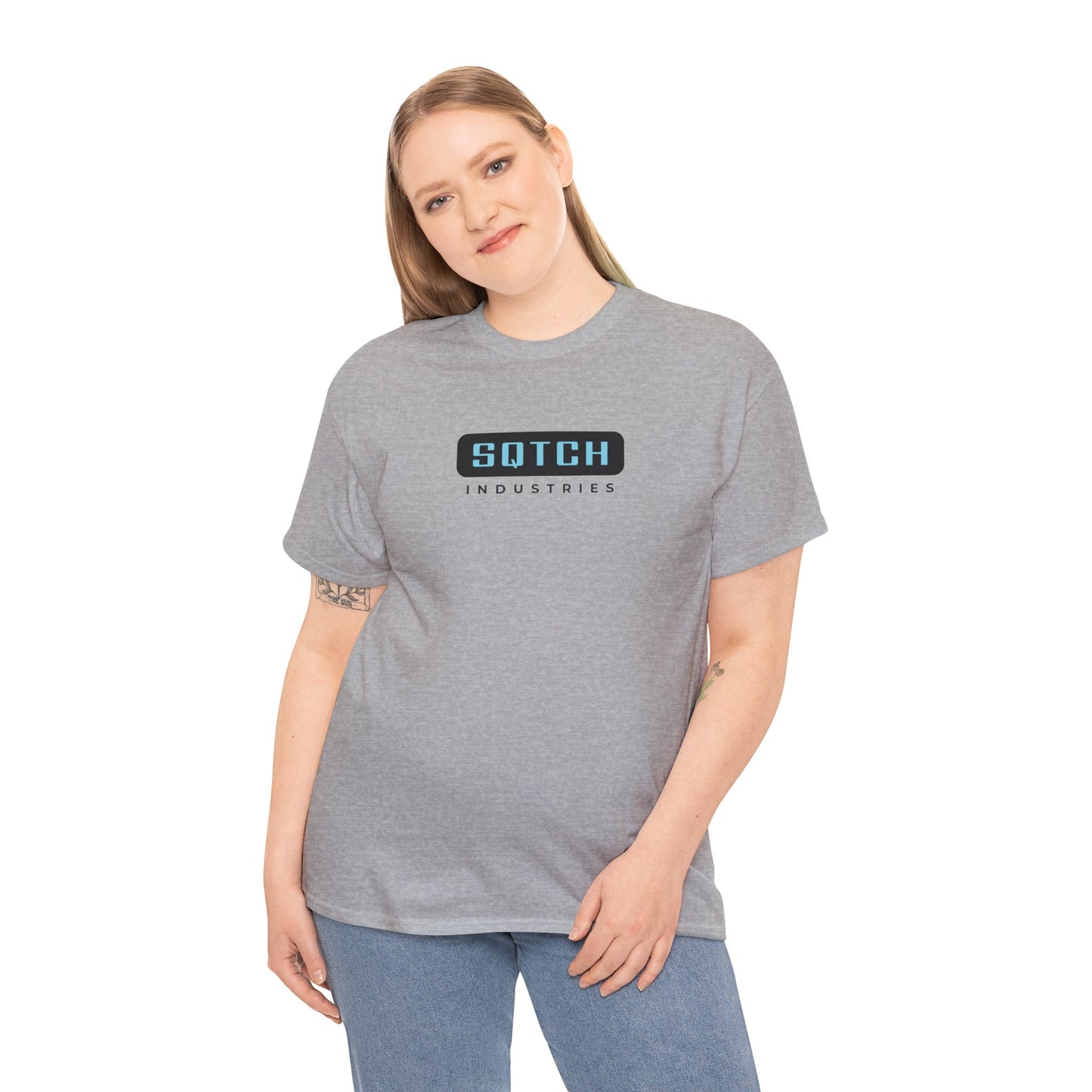 Sqtch Industries Round Box Logo - Tee