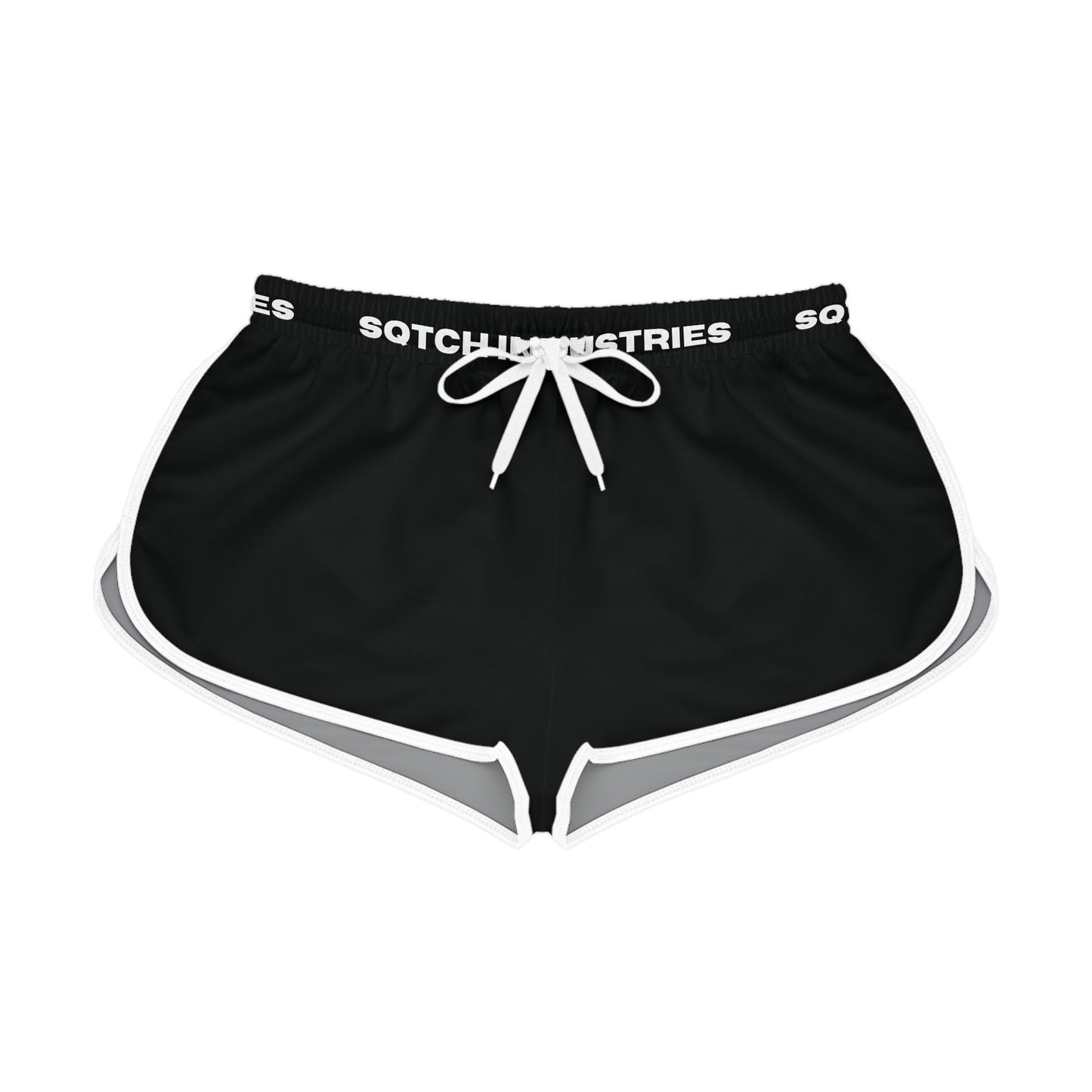 Sqtch Industries Black Ladies - Relaxed Sports Shorts