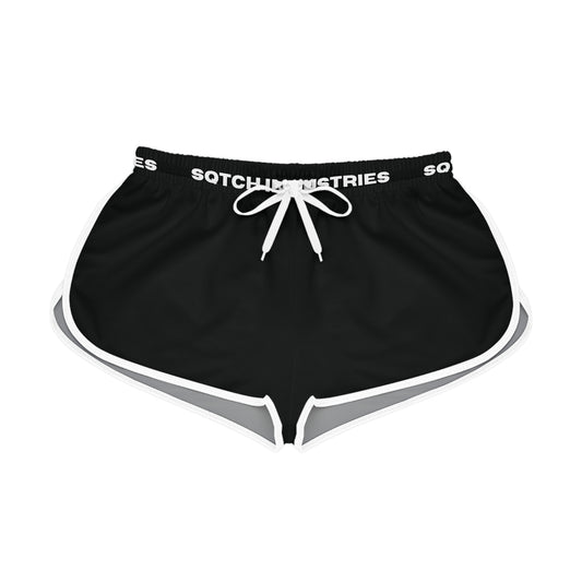 Sqtch Industries Black Ladies - Relaxed Sports Shorts