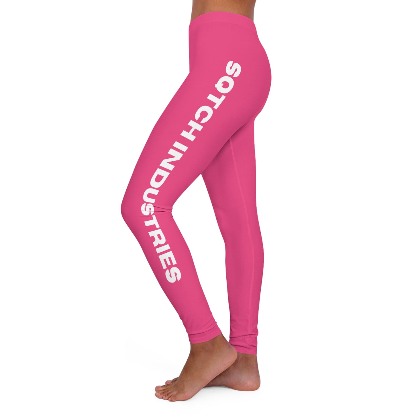 Pink sqtch leggings 