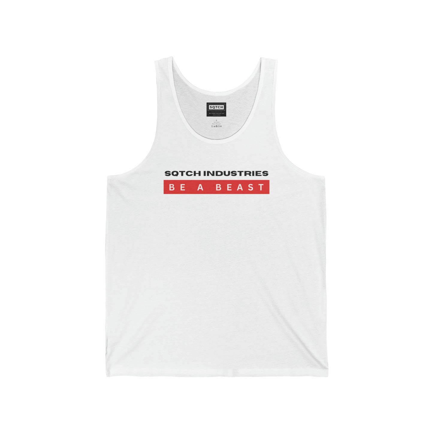 Sqtch Industries Be A Beast Logo - Singlet