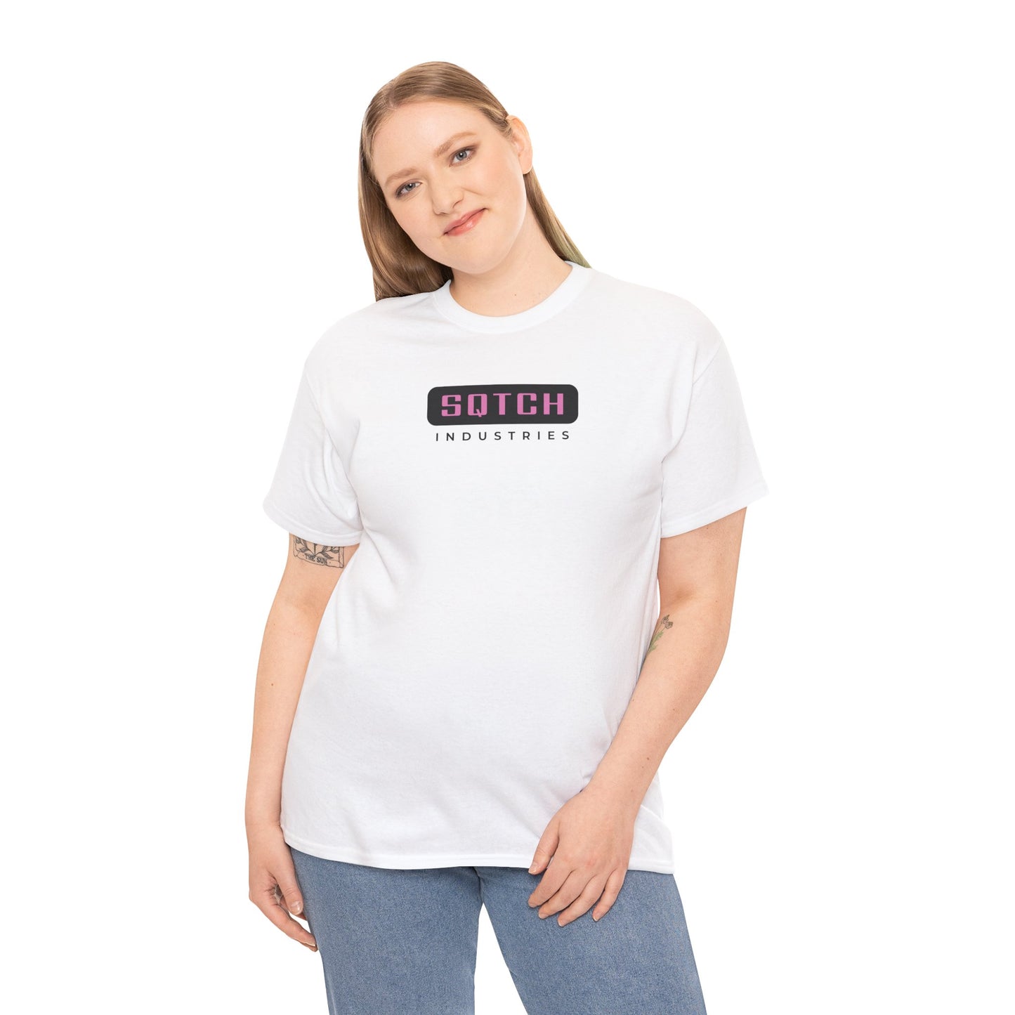 Sqtch Industries Round Box Logo - Tee