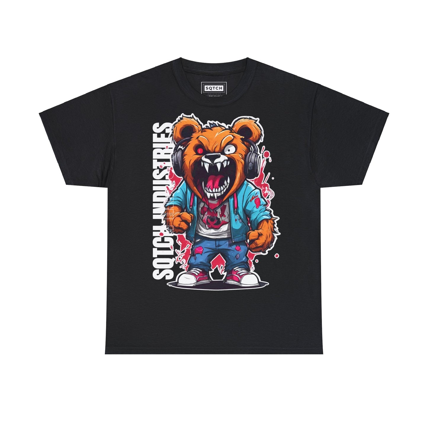 Black Sqtch industries cartoon graphic tee