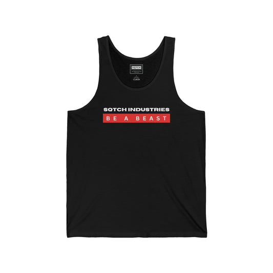 Sqtch Industries Be A Beast Logo - Singlet