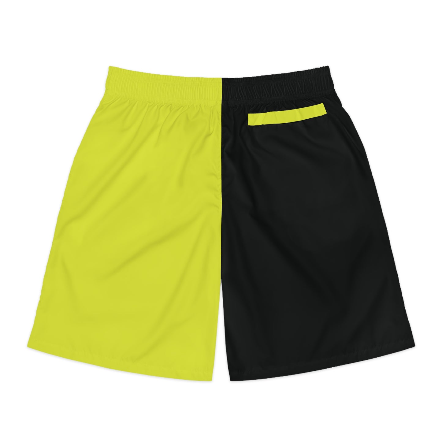 Brightly coloured black & green sports & gym shorts