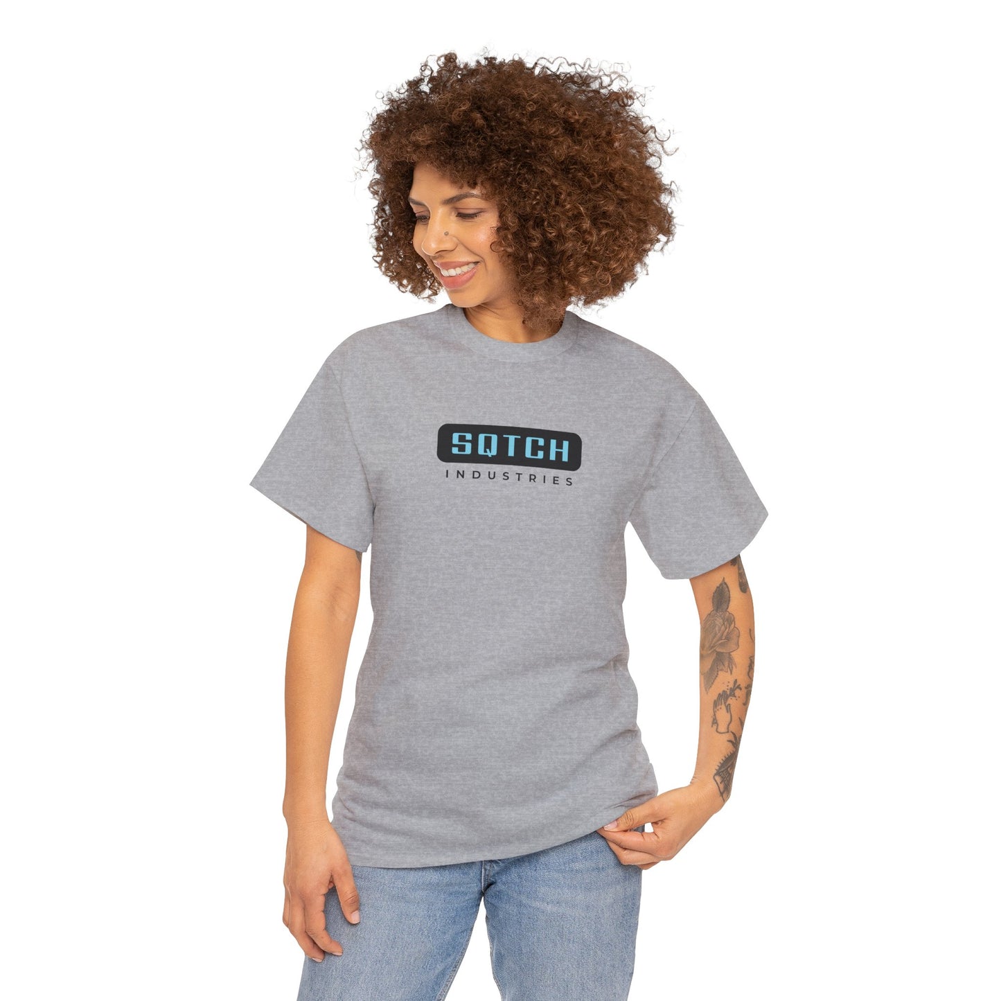 Sqtch Industries Round Box Logo - Tee