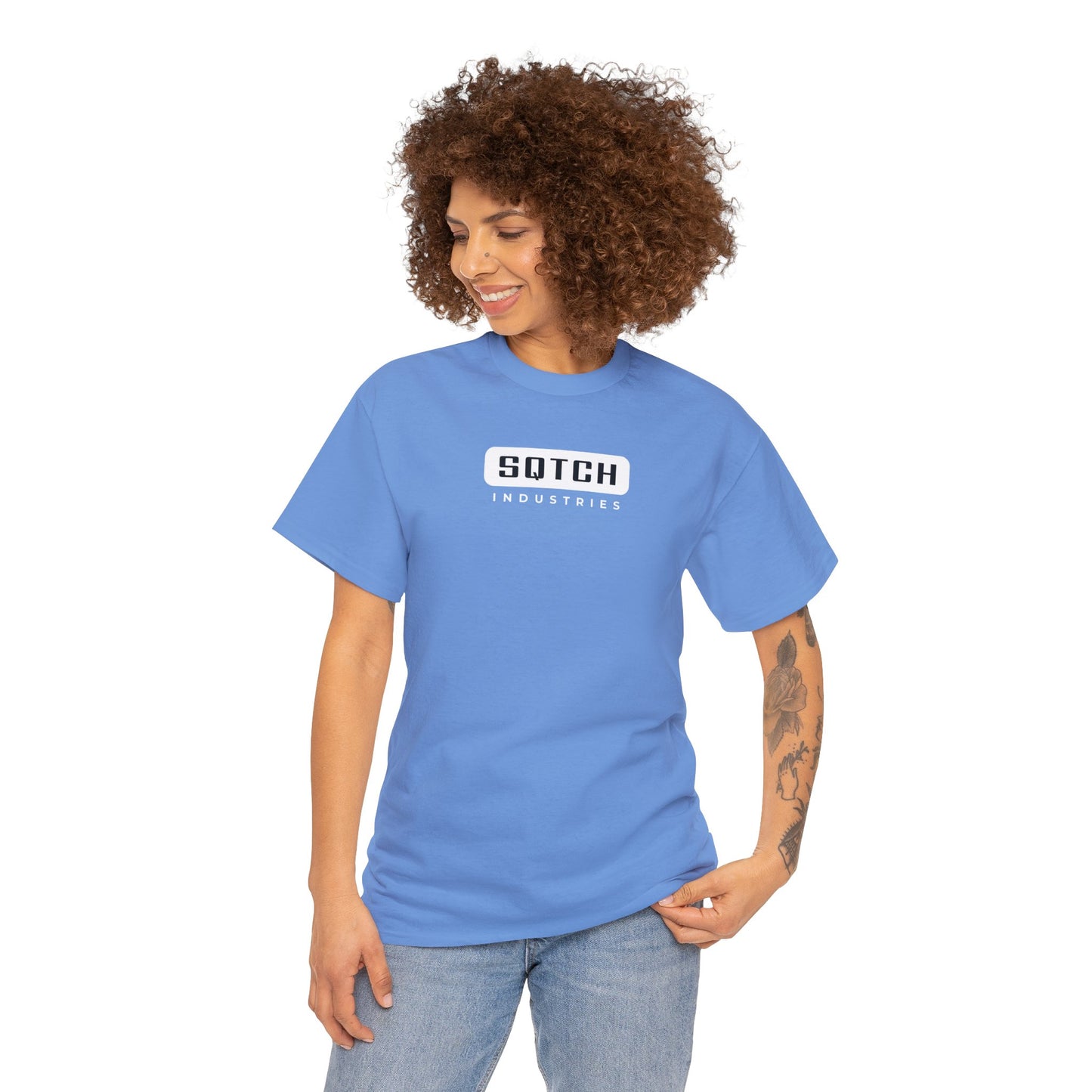 Sqtch Industries Round Box Logo - Tee