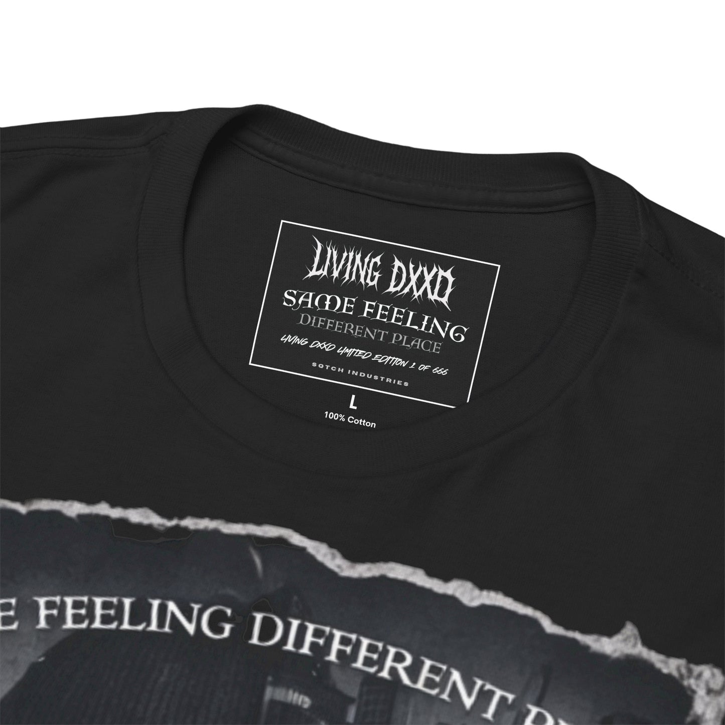 Same Feeling Different Place Album Cover - Official Living Dxxd™ T-Shirt