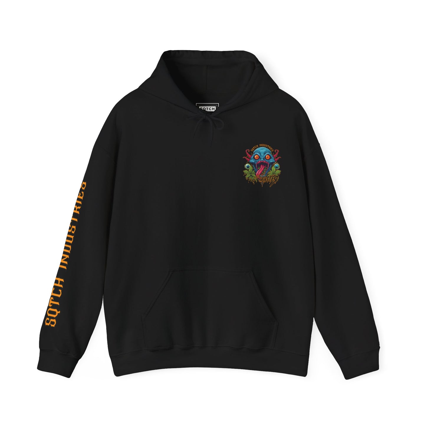 Black cartoon style four twenty hoody