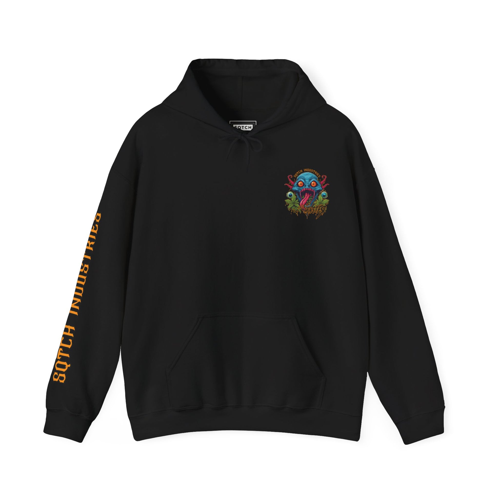 Black cartoon style four twenty hoody