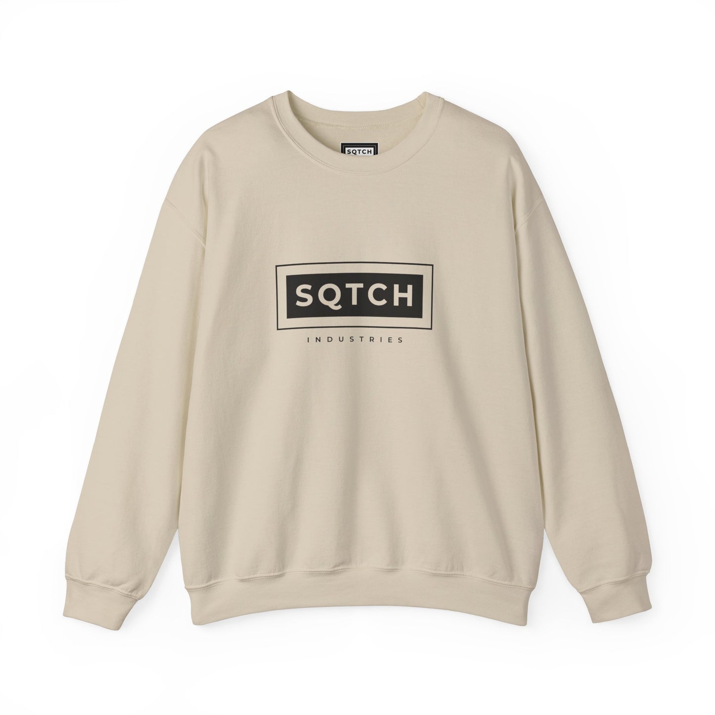 Beige Sqtch Industries Logo Sweater.