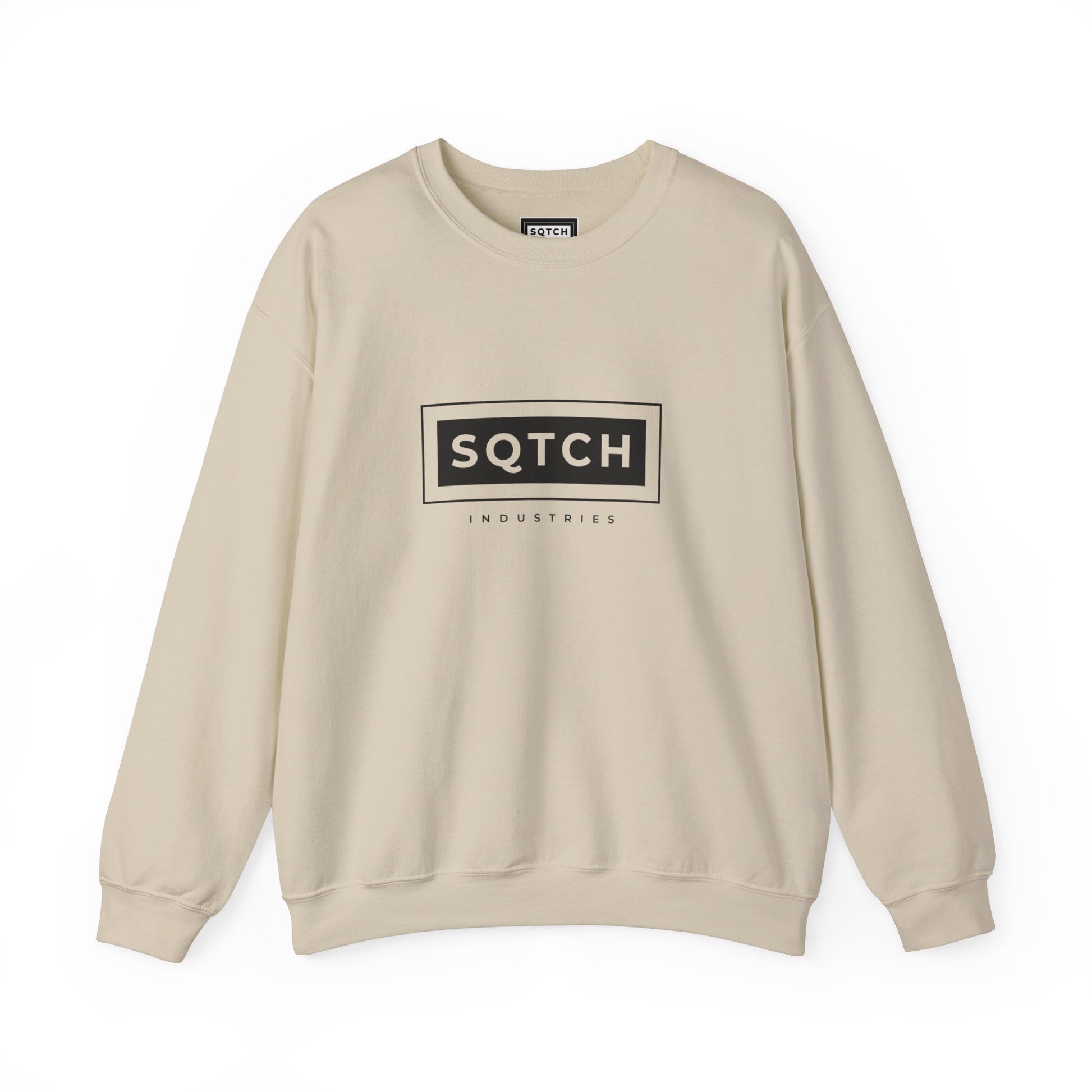 Beige Sqtch Industries Logo Sweater.