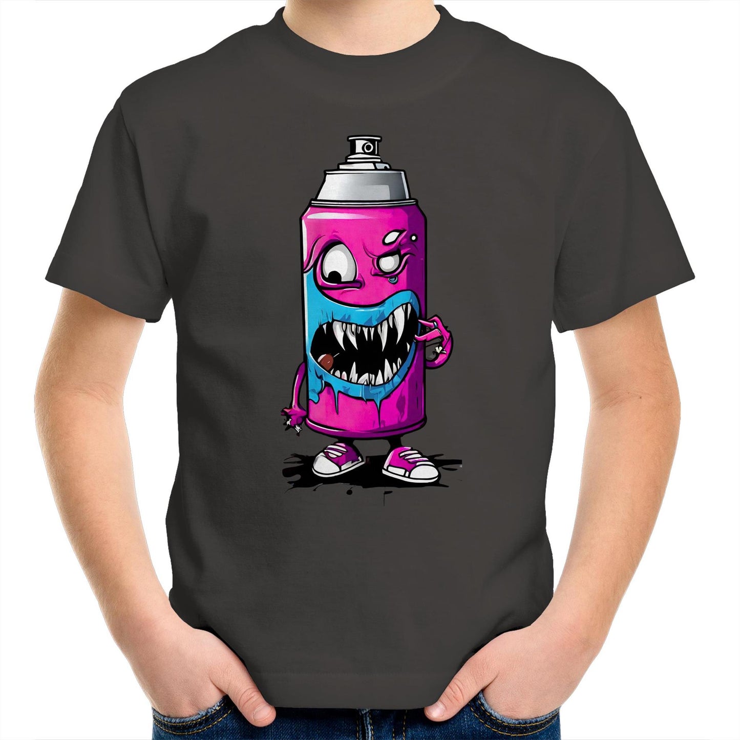 Sqtch Industries Spray Can - Kids Youth T-Shirt