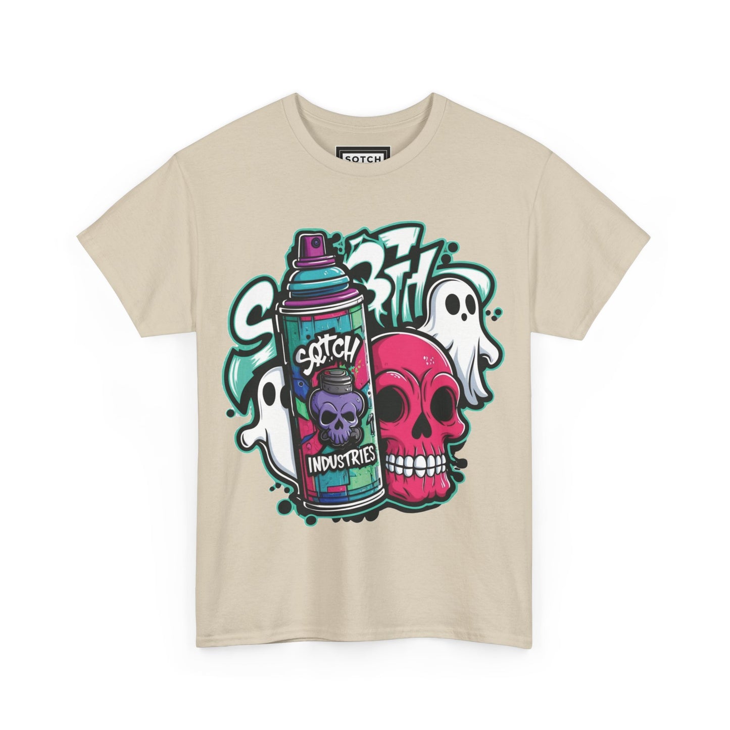Sqtch Industries Ghosts & Graffiti Graphic - T-Shirt