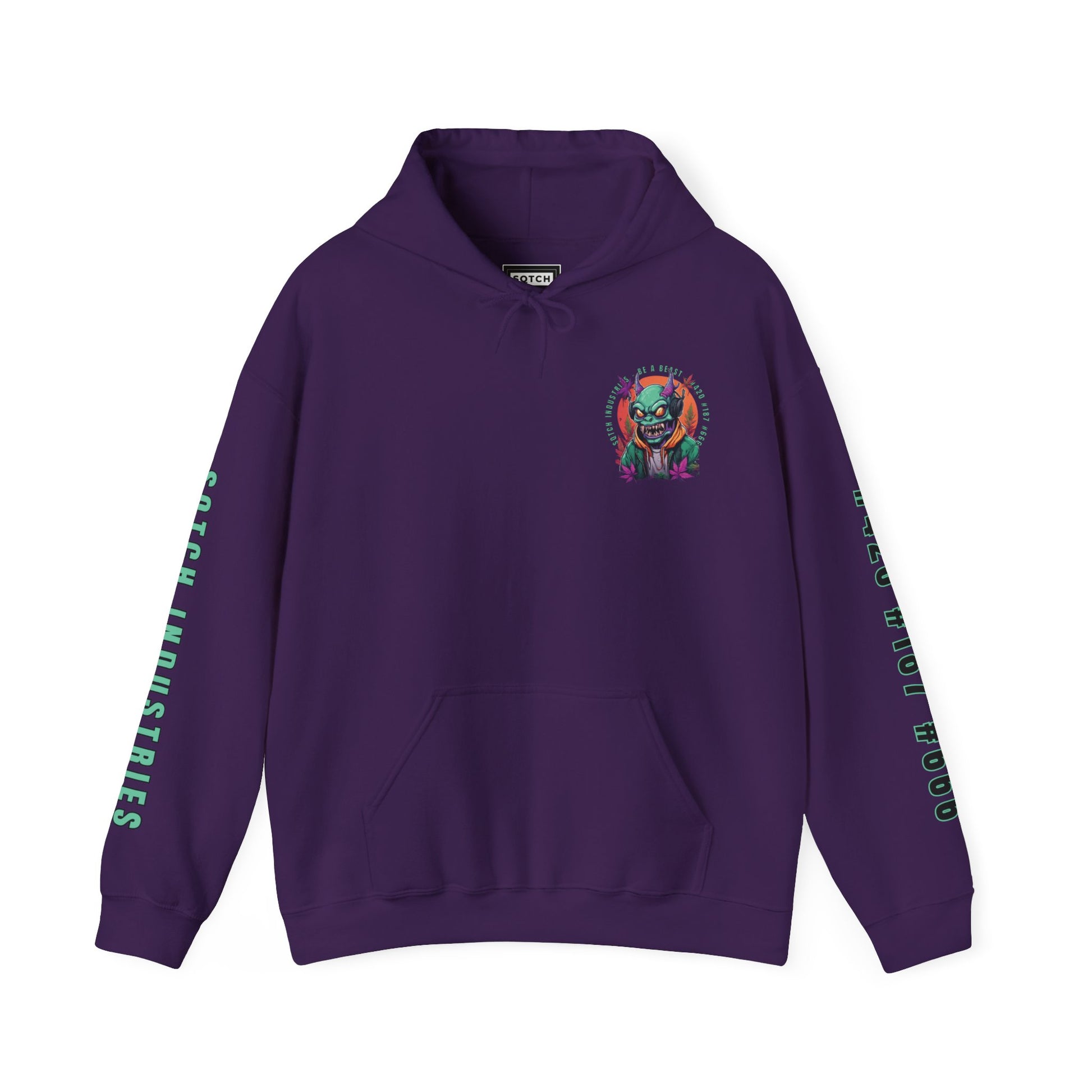 Purple gunja goblin hoodie 