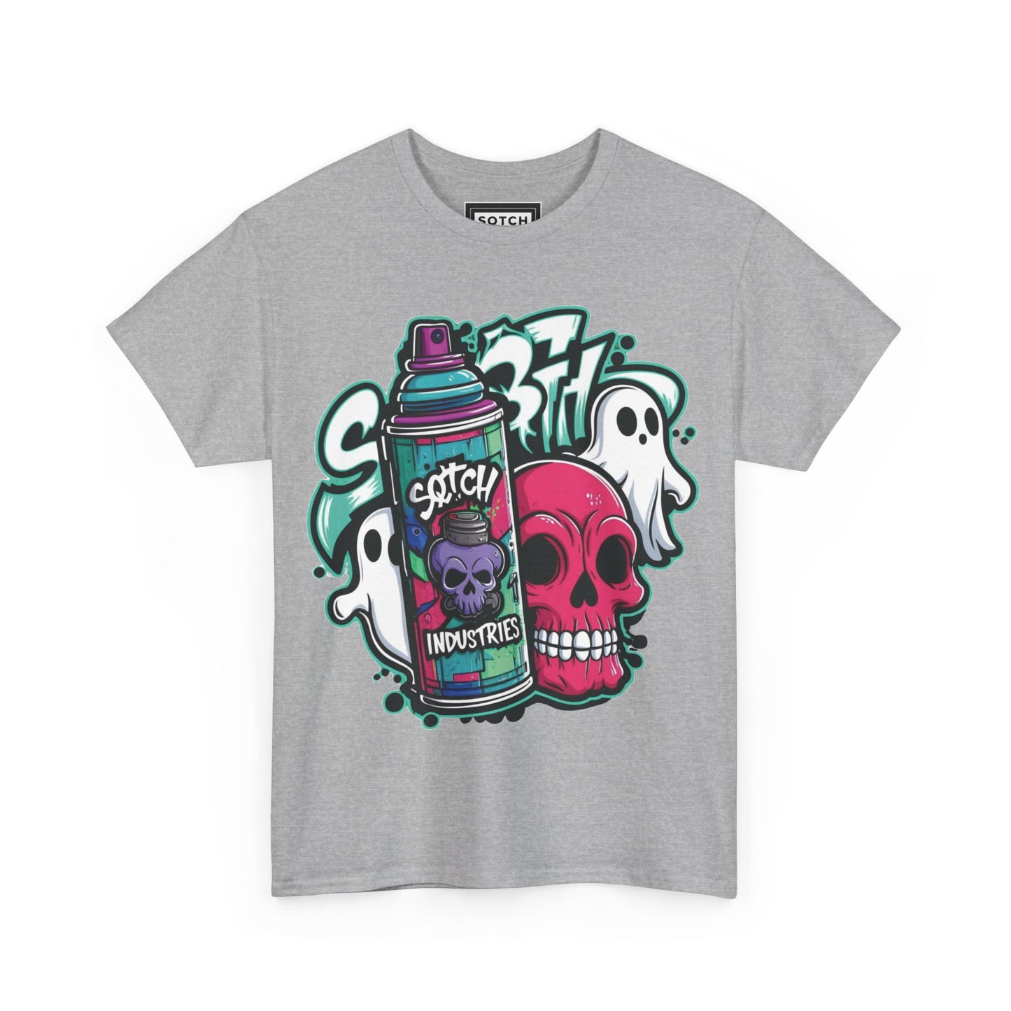 Sqtch Industries Ghosts & Graffiti Graphic - T-Shirt