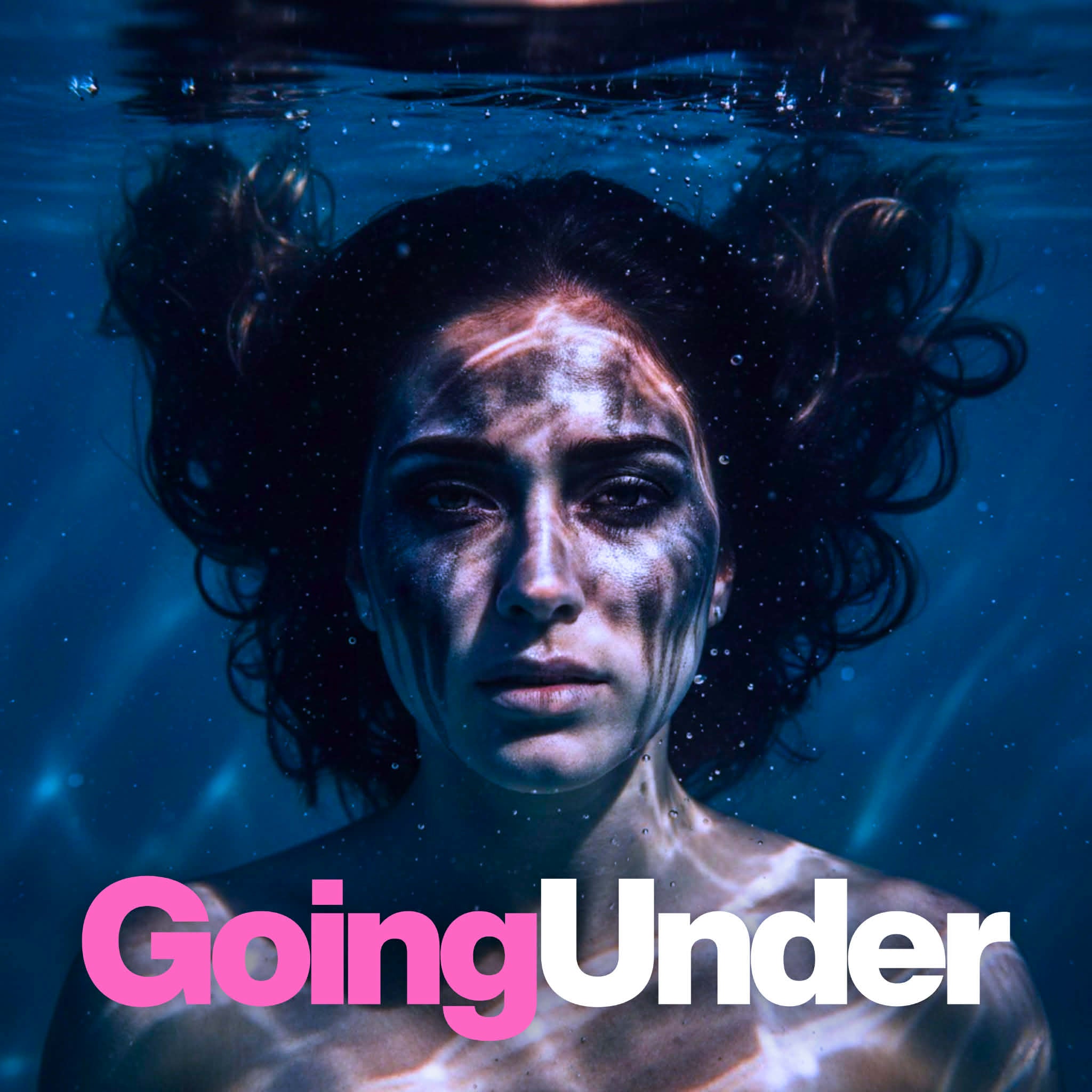 Load video: cover image for a music single for luna c going under the song