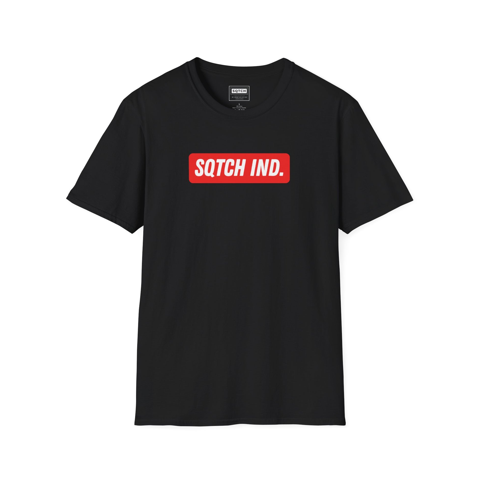 A black Sqtch Industries Sports Logo Tee