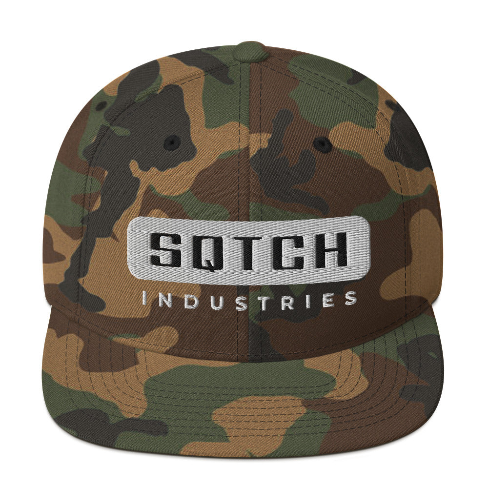 Sqtch Industries Camo - Snapback Hat