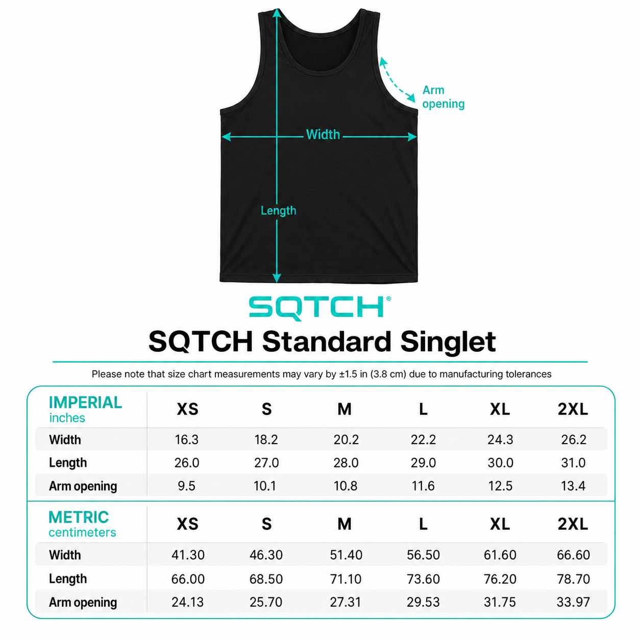 Sqtch Industries Performance - Singlet