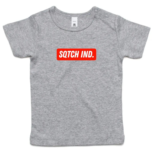 Sqtch Ind Sport - Infant T-shirt Grey Marle / 0-3m baby, infant