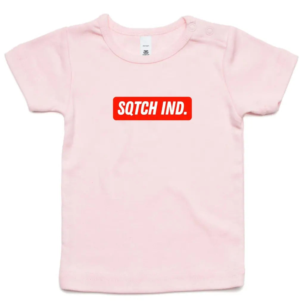 Sqtch Ind Sport - Infant T-shirt Pink / 0-3m baby, infant