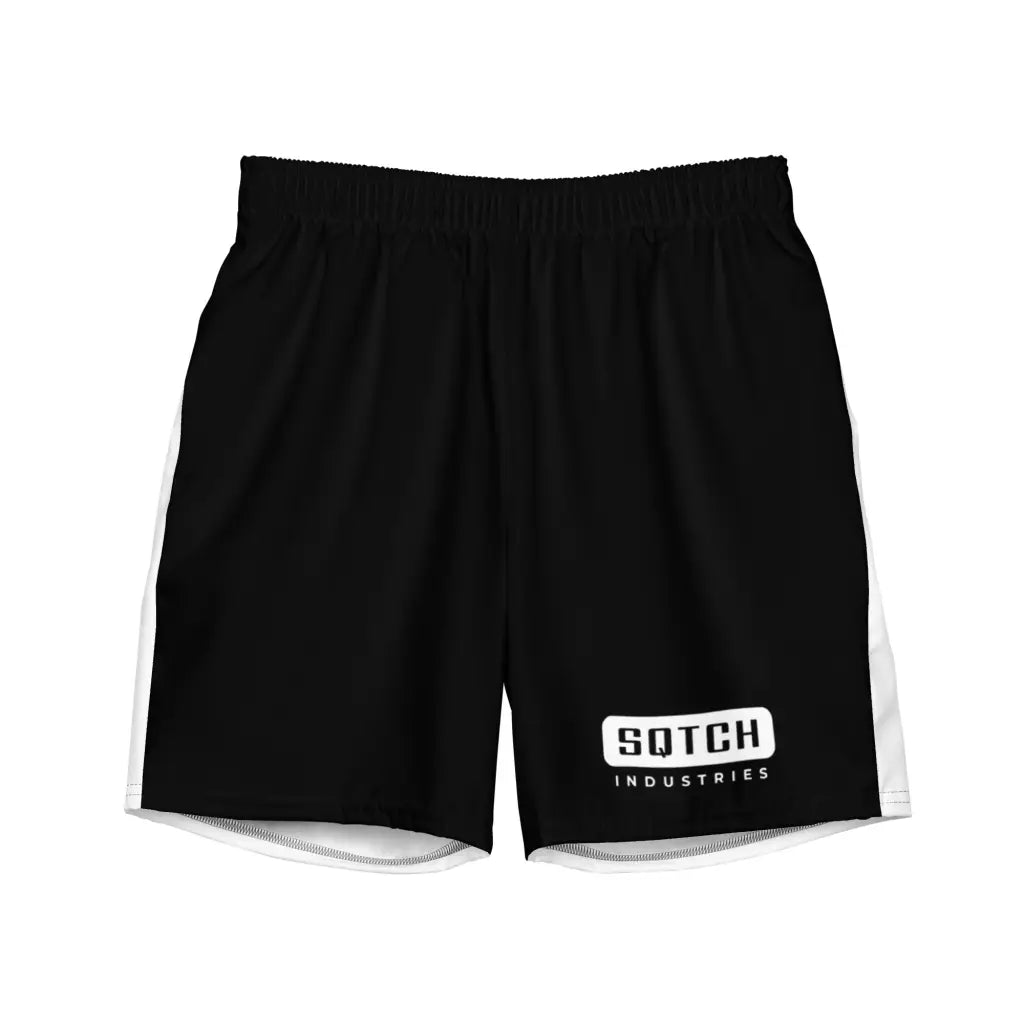 Sqtch Industries Black - Board Shorts S Boardshorts, Bottoms, Mens, Pants, Shorts