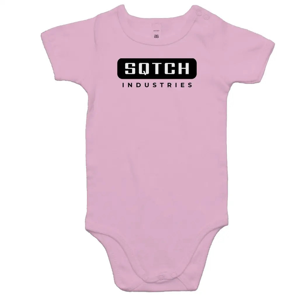 Sqtch Industries Mini Me - Baby Onesie Pink / 0-3m baby, infant, kids