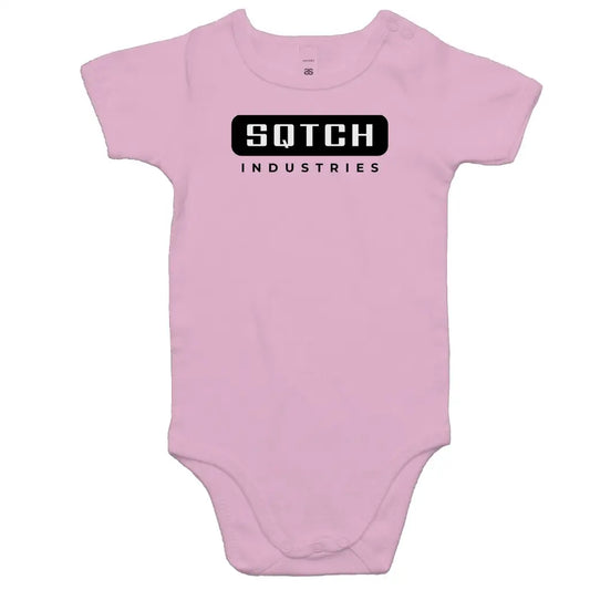 Sqtch Industries Mini Me - Baby Onesie Pink / 0-3m baby, infant, kids