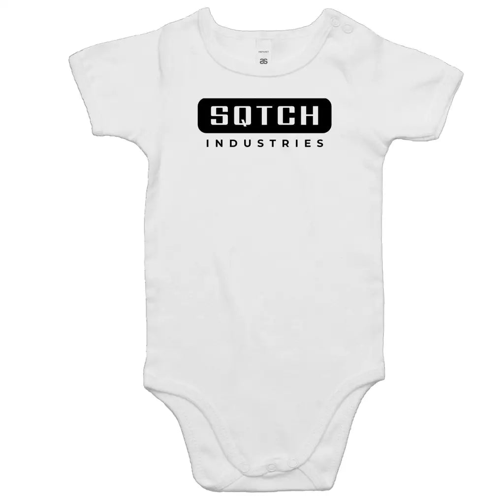 Sqtch Industries Mini Me - Baby Onesie White / 0-3m baby, infant, kids