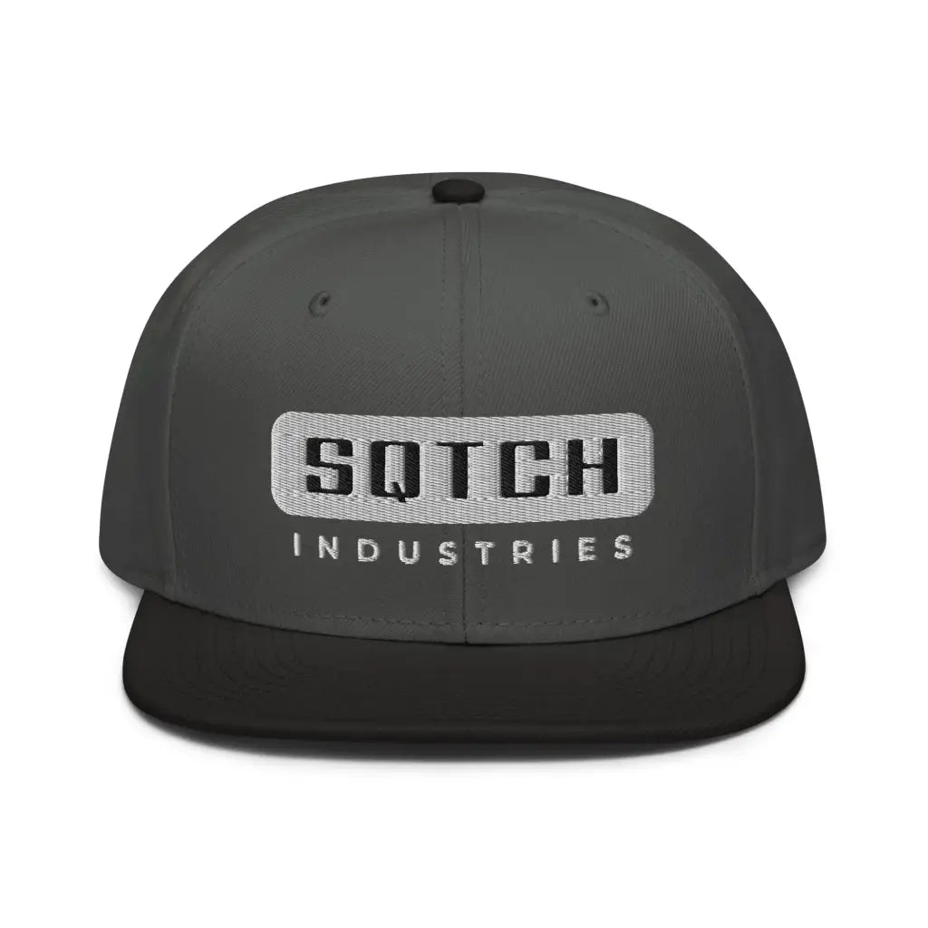 Sqtch Industries Two Tone Black & Coal - Snapback Hat caps, Hats, Headgear, headwear