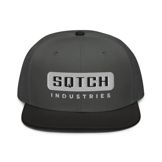 Sqtch Industries Two Tone Black & Coal - Snapback Hat caps, Hats, Headgear, headwear