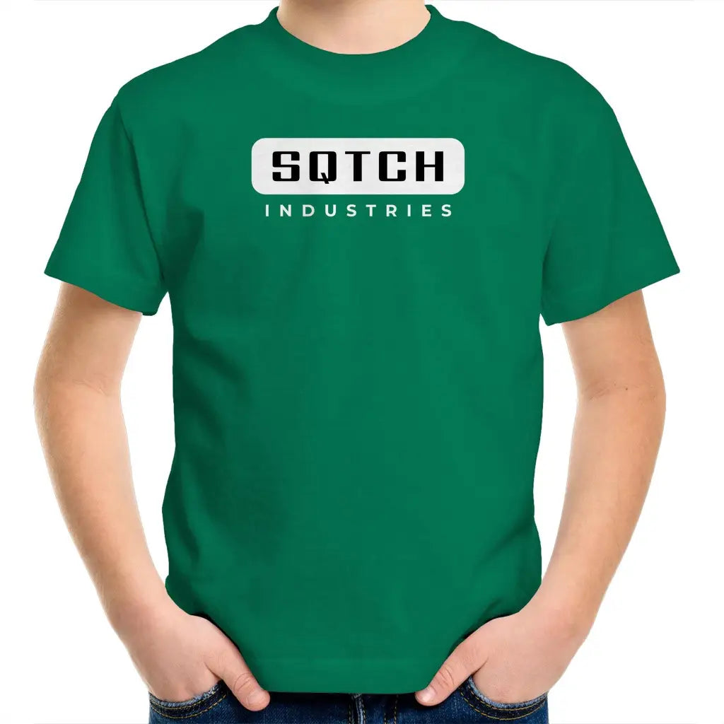 Sqtch Industries - Youth T-Shirt Kelly Green / Kids 2 juniour, kids, t-shirts, youth